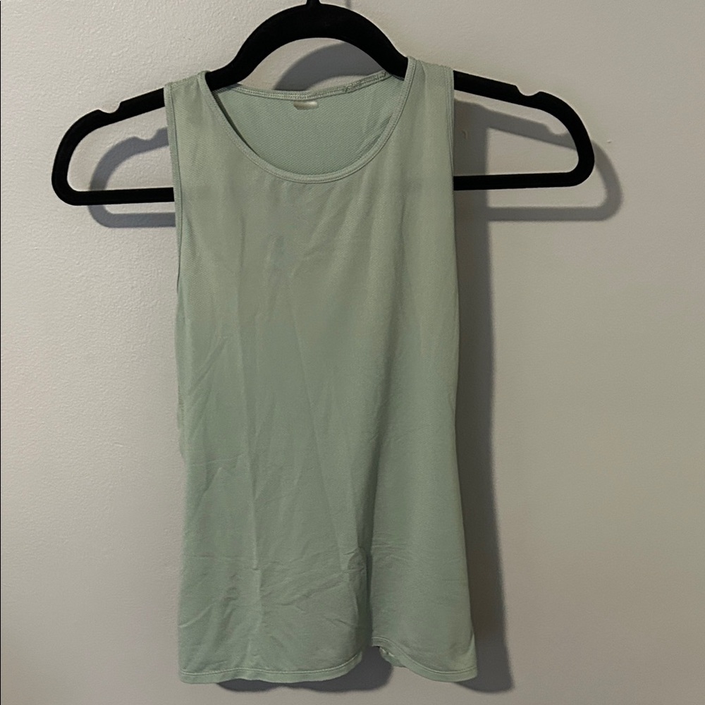 Mint Green Sleeveless Athletic Top